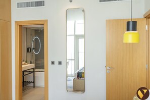 Iron/ironing board, cots/infant beds, free WiFi, bed sheets