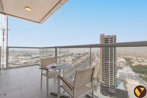 Luxury Apartment, Balcony, City View | Iron/ironing board, cribs/infant beds, free WiFi, bed sheets