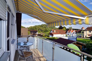 Outdoor dining - Beautiful *** DTV certified vacation apartment from Arthur and Erika Menzer (Stockach)