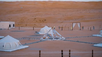 Classic Tent, Balcony, Desert view | Egyptian cotton sheets, premium bedding, individually decorated
