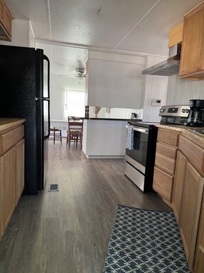 Microwave, oven, stovetop