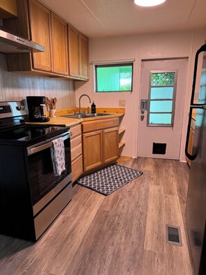 Microwave, oven, stovetop