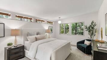 Desk, iron/ironing board, travel crib, free WiFi