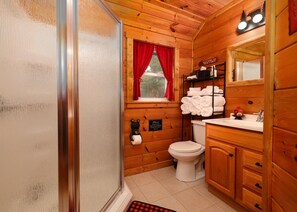Shower, towels