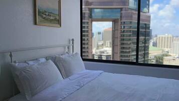 1 chambre, fer et planche à repasser, accès Internet