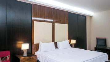 Klassieke kamer, uitzicht op de stad