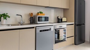 Apartment, 2 Bedrooms, Terrace, Garden View | Interior - Deluxe Two-bedroom Apartment (Trachoni)