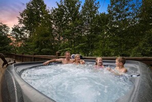 Baignoire à remous extérieure