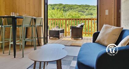 Chalet paisible au Camping de Coupeau pour 4 personnes