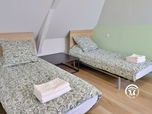 3 sovrum, gratis wi-fi och sängkläder