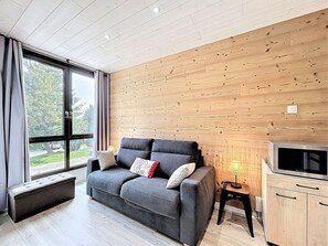 TV - Ski-in studio, center location, pool access (Le Corbier)