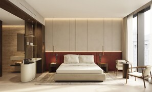 Minibar, in-room safe, travel crib, free WiFi