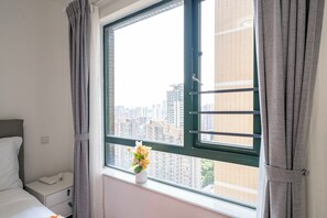 Lägenhet Superior - 4 sovrum - balkong - utsikt mot staden | Strykjärn/strykbräda och gratis wi-fi