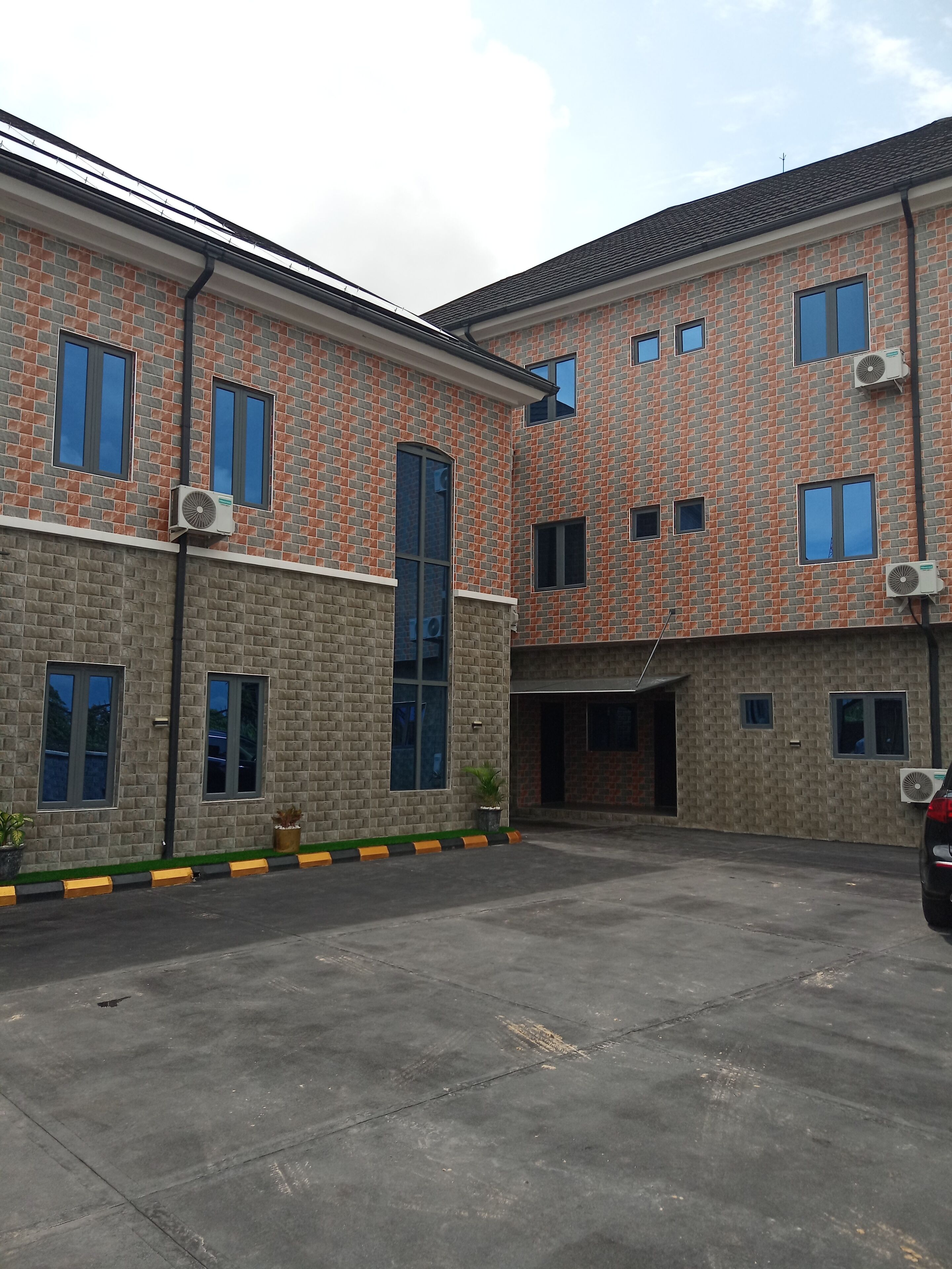 Fassade der Unterkunft