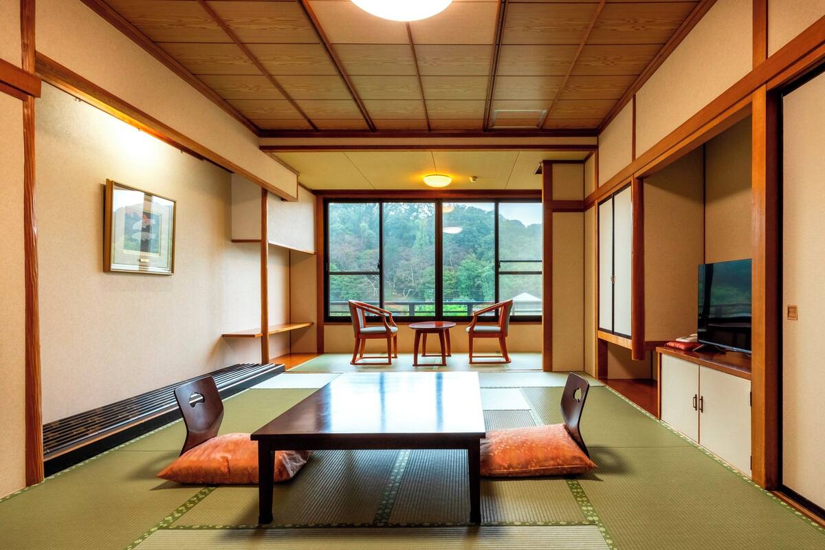 Bilik gaya Jepun, Non Smoking, Garden View | Meja, Wi-fi percuma, cadar katil