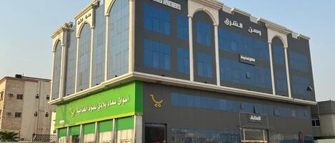 Overnatningsstedets facade