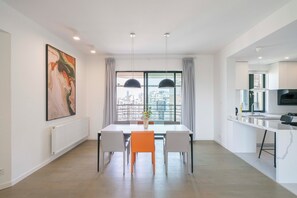 Superior Apartment, 4 Bedrooms, Balcony, City View | Living room