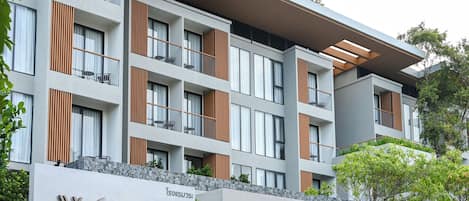 Façade de l’hébergement