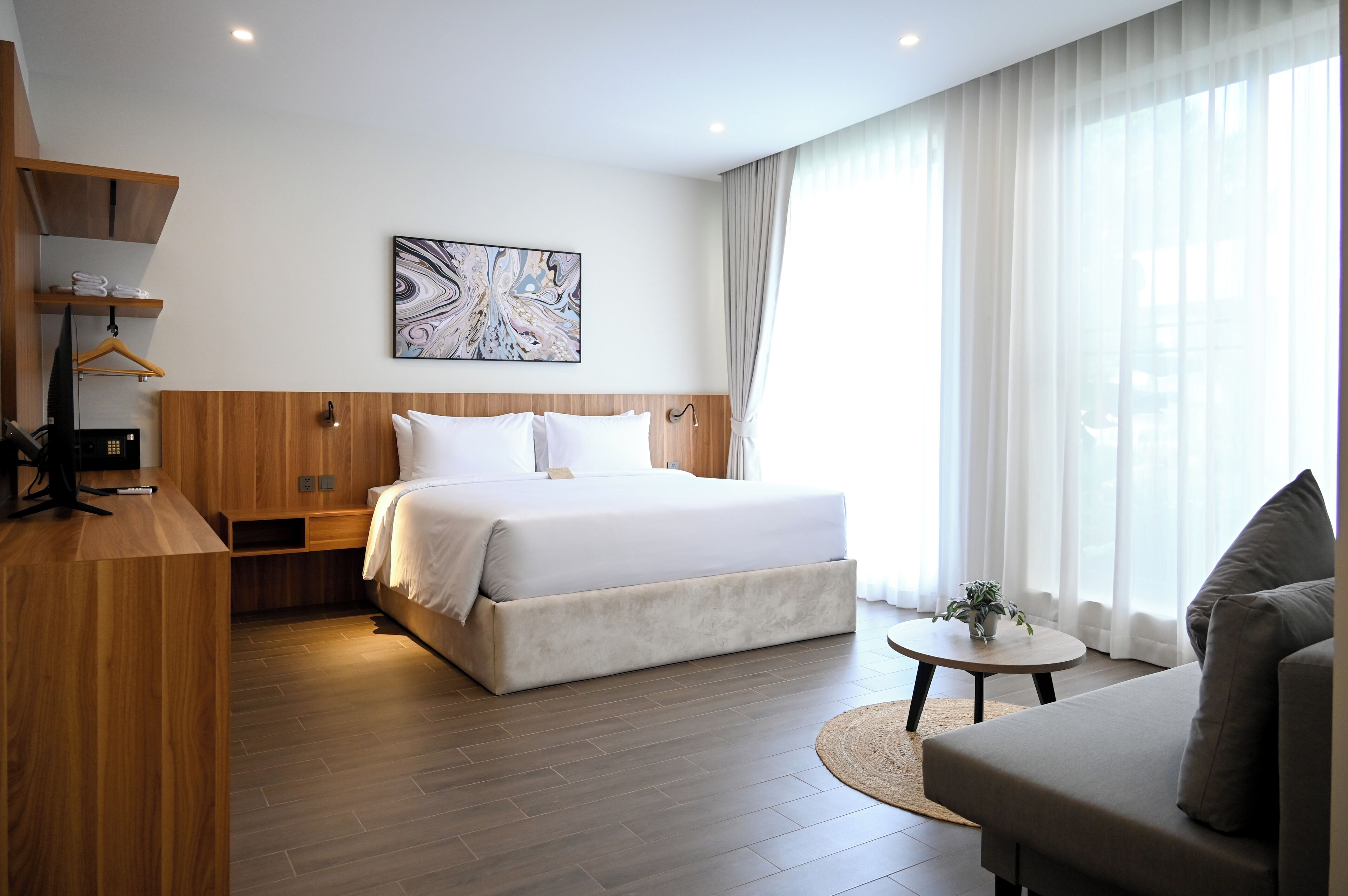 Biệt thự dành cho gia đình, quang cảnh đồi núi | Minibar với thức uống miễn phí, két bảo mật tại phòng 