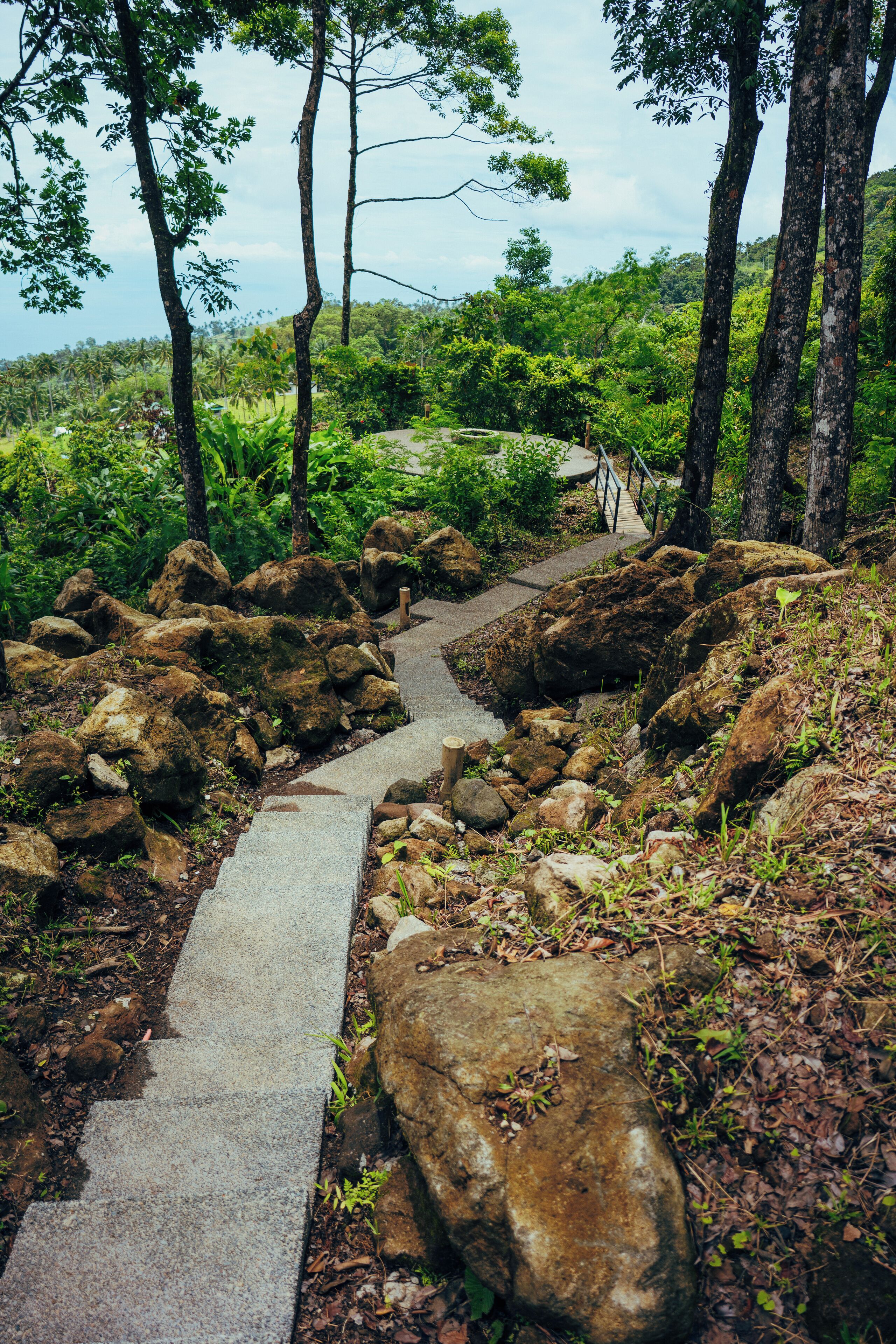 Blick auf den Garten