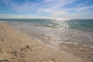 On the beach