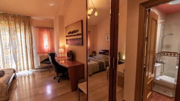 2 habitaciones, tabla de planchar con plancha, wifi y ropa de cama