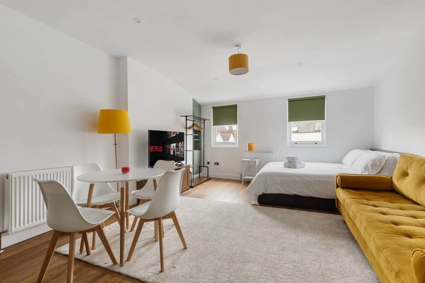 1 soverom, strykejern/-brett, wi-fi og sengetøy