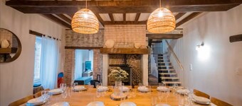 Gîte 'Gîte de Caractère for 13 People' with Private Pool, Wi-Fi, and Air Conditioning