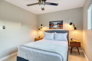 4 bedrooms, travel crib, free WiFi, bed sheets