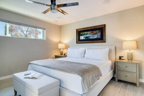 4 habitaciones, cuna de viaje, wifi gratis y ropa de cama 