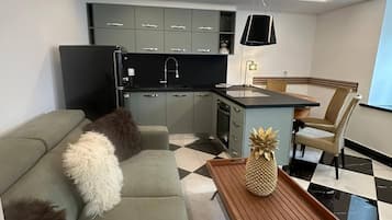 Apartment, 1 Bedroom, Accessible, City View | Living area