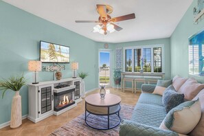 TV, DVD player, offices