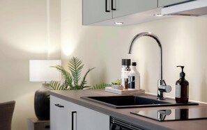 Fridge, oven, stovetop, dishwasher - Stylish Easy-Access Ground Floor Apartment for 4 (Aarhus)