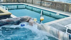 Pool - Oceanfront Pool & Spa, Volleyball Court, Game Rm (Corolla)