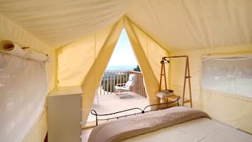 1 soveværelse, sengetøj