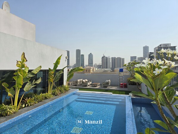 Alberca al aire libre 