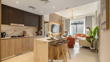 Appartamento Luxury, balcone | Area soggiorno