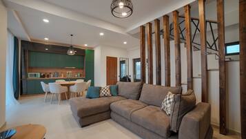 Signature-Villa, Balkon, Bergblick | Eigene Küche