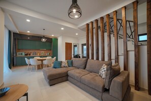 Signature-Villa, Balkon, Bergblick | Eigene Küche