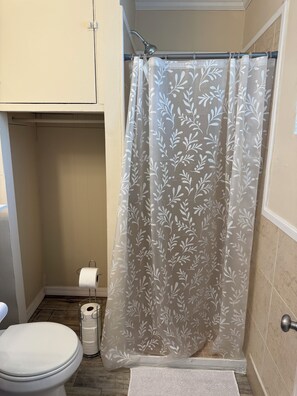 Dusche, Handtücher, Toilettenpapier