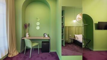 Double Room, City View (1) | In-room safe, desk, laptop workspace, blackout drapes