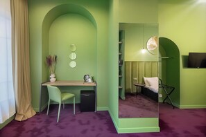 Double Room, City View (1) | In-room safe, desk, laptop workspace, blackout drapes - HB Freeze Inn (Tbilisi)