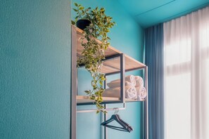 Double Room, Courtyard View | In-room safe, desk, laptop workspace, blackout curtains