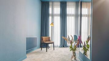 Double Room, Courtyard View (2) | In-room safe, desk, laptop workspace, blackout drapes