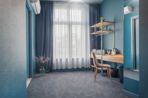 Double Room, City View | In-room safe, desk, laptop workspace, blackout drapes - HB Freeze Inn (Tbilisi)
