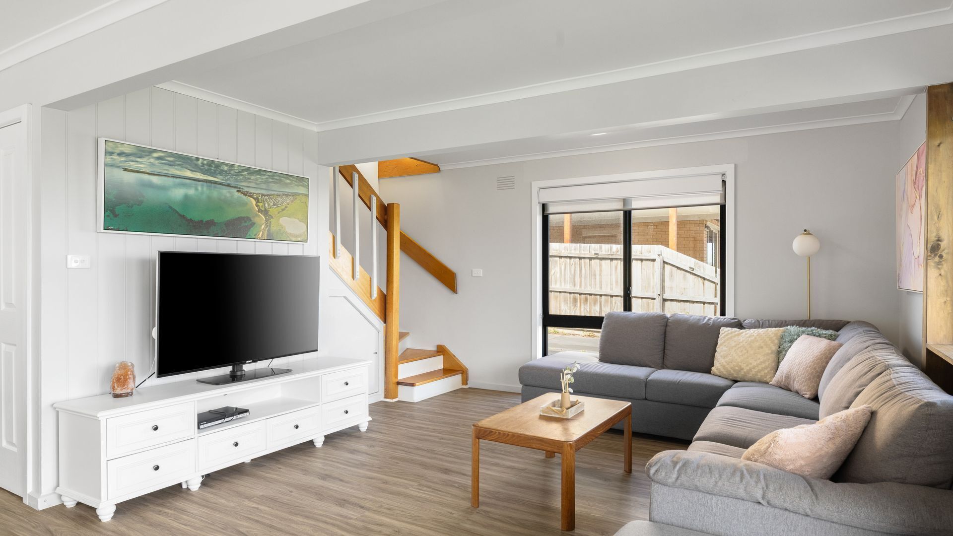 TV, DVD player, books