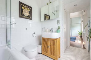 Shower, hair dryer
