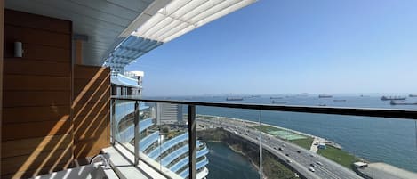 Premium Condo, Balcony, Sea View | Terrace/patio