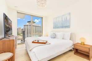 1 soverom, strykejern/-brett, wi-fi (inkludert) og sengetøy