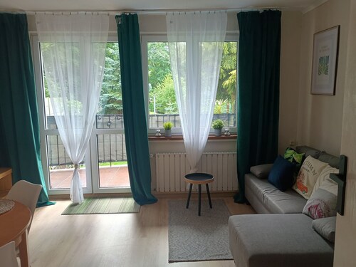 Enchanting 1-bedroom apartment in Rąbień